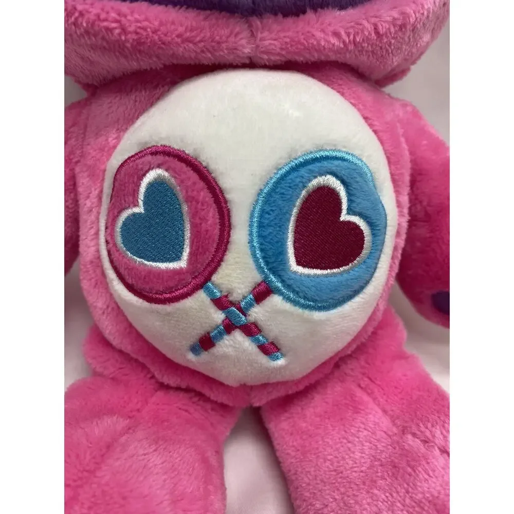 Care Bears Share Bear Unicorn Hoodie Friends Collector Purple Lollipop Plush - Picture 4 of 7